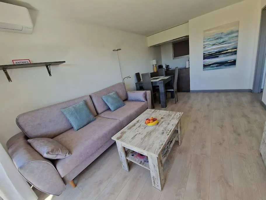 Cozy 1 Bedroom With A Seaview, Ac, Pool And Parking Antibes
